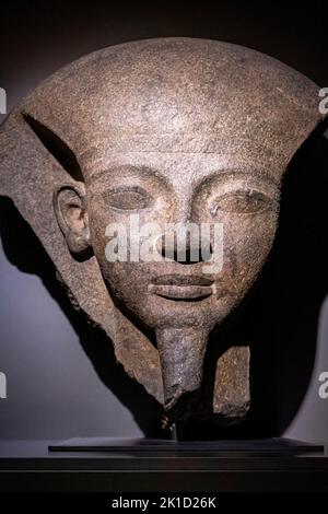 Frammento del coperchio del sarcofago del faraone Ramesses VI, 20th dinastia, tomba di Ramesses VI, valle dei re, Tebe, Egitto, replica collezione del British Museum. Foto Stock