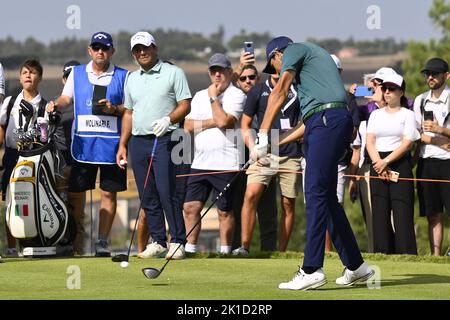 Roma, Italia. 17th set, 2022. Durante il DS Automobiles 79th Italian Golf Open al Marco Simone Golf Club il 17 settembre 2022 a Roma Credit: Independent Photo Agency/Alamy Live News Foto Stock