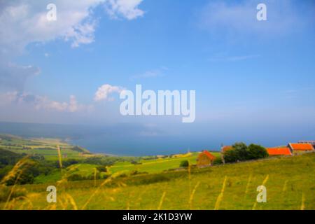 Vista di Ravenscar Foto Stock