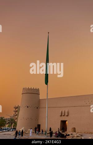 Crepuscolo a al Zel Souq-Riyadh Foto Stock