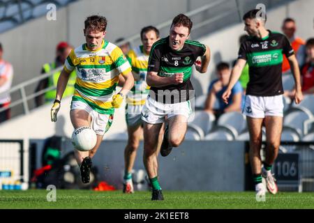 17th settembre 2022, Cork, Irlanda: Premier Senior Gaelic Football Championship Quarter Final - Carbery Rangers 0-09 - Nemo Rangers 2-04 Foto Stock