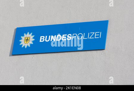 Bundespolizei Zeichen Foto Stock