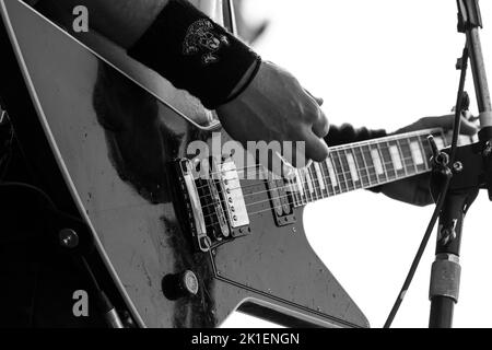 AIRBOURNE HELLFEST Festival, Clisson, FRANCIA , 20/06/2015 Florent 'MrCrash' B. Foto Stock