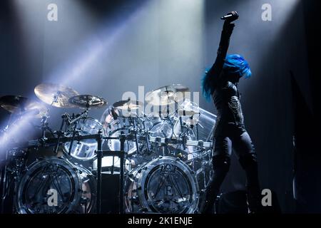 ARCH ENEMY Paloma, Nimes, FRANCIA , 17/05/2015 Florent 'MrCrash' B. Foto Stock