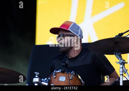 FESTIVAL DI SZIGET TING TINGS, Budapest, UNGHERIA , 13/08/2015 Florent 'MrCrash' B. Foto Stock