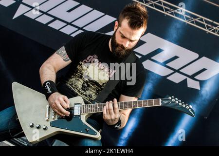 ANNIHILATOR HELLFEST Festival, Clisson, FRANCIA , 22/06/2014 Florent 'MrCrash' B. Foto Stock