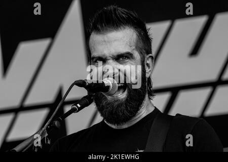 ANNIHILATOR HELLFEST Festival, Clisson, FRANCIA , 22/06/2014 Florent 'MrCrash' B. Foto Stock