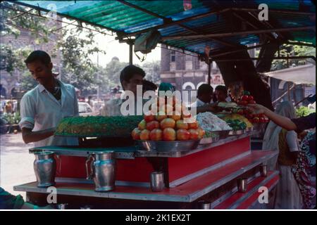 BHEL Puri Walla, Mumbai Foto Stock