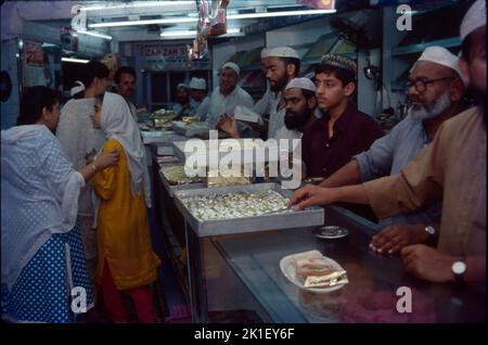 Sweet Meat Shop, IDD Festival, Mumbai Foto Stock