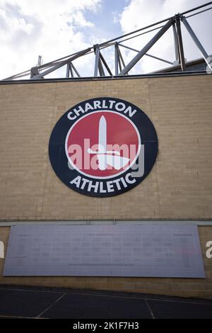 Londra, 18th settembre 2022: L'esterno della Valle prima dell'appuntamento del Barclays Womens Championship tra Charlton Athletic e Birmingham City presso la Valle di Londra, Inghilterra. (James Whitehead/SPP) Foto Stock