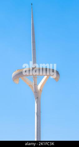 La Montjuic Communications Tower di Santiago Calatrava Foto Stock