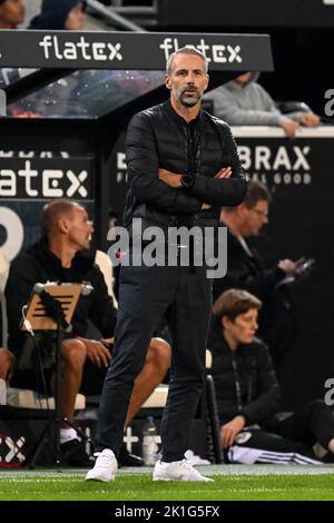 MONCHENGLADBACH - allenatore dell'RB Leipzig Marco Rose durante la partita tedesca della Bundesliga tra Borussia Mšnchengladbach e RB Leipzig presso lo stadio Borussia-Park il 17 settembre 2022 a Monchengladbach, Germania. ANP | altezza olandese | Gerrit van Keulen Foto Stock