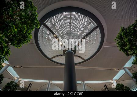 Aeroporto architettonico di istanbul, Turchia Foto Stock