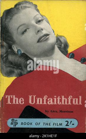 Copertina del British Book of the Film per ANN SHERIDAN nel 1947, il regista INFEDELE VINCENT SHERMAN, romanzo originale W. Somerset Maugham Warner Bros. Foto Stock