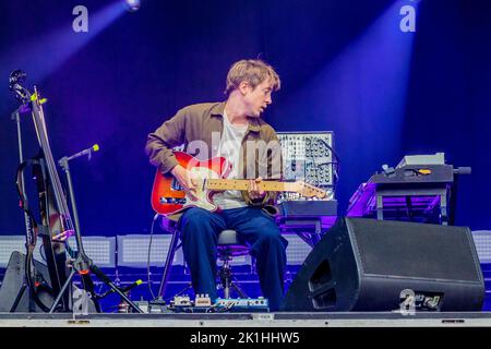 Saint-Cloud Francia 26 agosto 2022 James Blake in diretta al Rock en Seine Festival Parigi © Andrea Ripamonti / Alamy Foto Stock