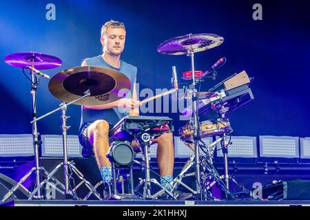 Saint-Cloud Francia 26 agosto 2022 James Blake in diretta al Rock en Seine Festival Parigi © Andrea Ripamonti / Alamy Foto Stock