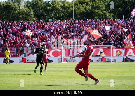 Monza, Italia. 18th Set, 2022. U-Power Stadium, Monza, Italia, 18 settembre 2022, Carlos Augusto (AC Monza) durante AC Monza vs Juventus FC - calcio italiano Serie A Match Credit: Live Media Publishing Group/Alamy Live News Foto Stock