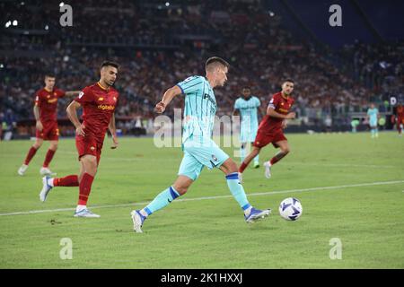 Roma, Lazio, Italia. 18th set, 2022. Durante la Serie A Football Match Roma - Atalanta (Credit Image: © Paolo Pizzi/Pacific Press via ZUMA Press Wire) Credit: ZUMA Press, Inc./Alamy Live News Foto Stock