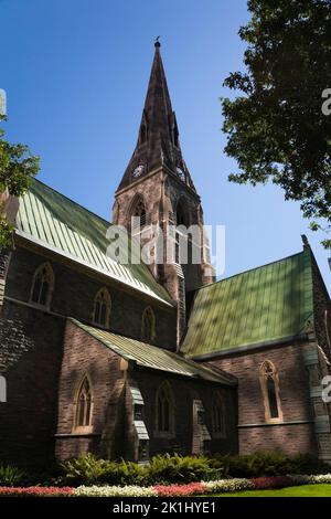 Christ Church Cathedral, Montreal, Quebec, Canada. Foto Stock