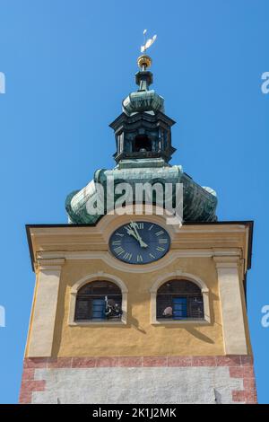 Il castello della città in estate. Banska Bystrica. Slovacchia. Foto Stock