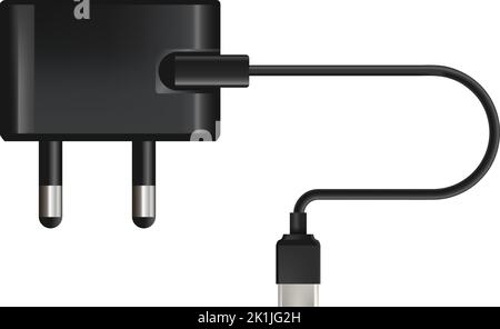 Caricabatterie per telefono o apparecchi elettrici vettoriali Illustrazione Vettoriale