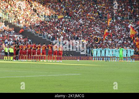 Roma, Italia. 18th set, 2022. Durante il Campionato Italiano di Calcio, Una partita del 2022/2023 tra AS Roma vs Atalanta BC allo Stadio Olimpico di Roma il 18 settembre 2022. Credit: Live Media Publishing Group/Alamy Live News Foto Stock