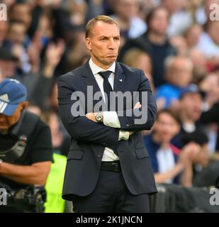 Londra, Regno Unito. 17th Set, 2022. 17 set 2022 - Tottenham Hotspur v Leicester City - Premier League - Tottenham Hotspur Stadium Leicester City Manager Brendan Rodgers durante la partita contro Tottenham Picture Credit : Mark Pain / Alamy Live News Credit: Mark Pain/Alamy Live News Foto Stock