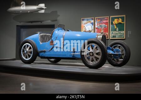 BILBAO, SPAGNA-10 SETTEMBRE 2022: 1924 Bugatti tipo 35 Foto Stock