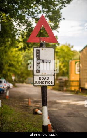 Bluebell Railway e dintorni nel Sussex orientale. Foto Stock