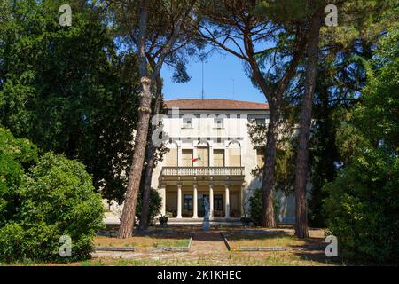 Villa storica a Castelfranco Veneto, provincia di Treviso, Veneto, Italia Foto Stock