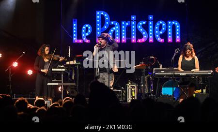 Parigi, Francia. 16th Set, 2022. Peter Doherty & Fred lo suonano al Festival Paris Paradis 2022 al Parc De la Villette di Parigi, in Francia, il 16 settembre 2022. (Foto di Lionel Urman/Sipa USA) Credit: Sipa USA/Alamy Live News Foto Stock