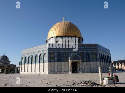 Moschea al-Aqsa sul Monte Tempio a Gerusalemme Foto Stock
