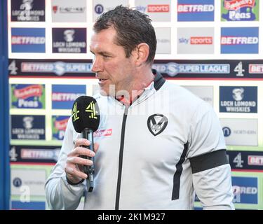 St. Helens, Inghilterra -17th Settembre 2022 - Rugby League Betfred Super League semi Final, St. Helens vs Salford Red Devils al Totally Wicked Stadium, St. Helens, Regno Unito Foto Stock