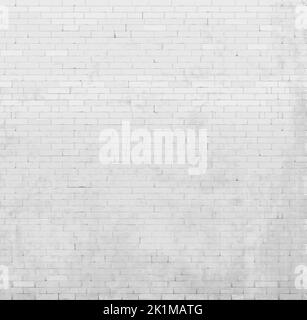 Parete di fondo vecchio mattone dipinto di bianco Illustrazione Vettoriale
