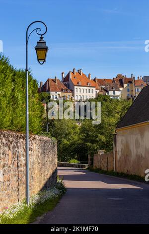 Semur-en-Auxois, Borgogna, Francia Foto Stock