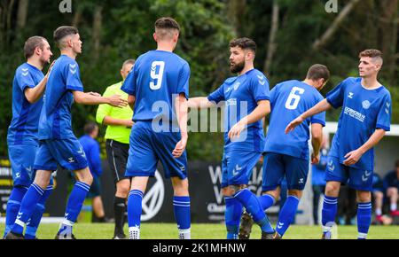 Shorts Vs Ballywalter Rec, sabato 17th settembre 2022, NAFL Division 1C, Aircraft Park Belfast Foto Stock