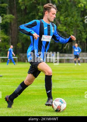 Shorts Vs Ballywalter Rec, sabato 17th settembre 2022, NAFL Division 1C, Aircraft Park Belfast Foto Stock