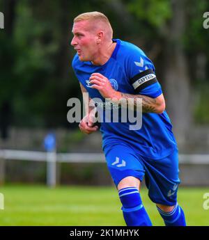 Shorts Vs Ballywalter Rec, sabato 17th settembre 2022, NAFL Division 1C, Aircraft Park Belfast Foto Stock