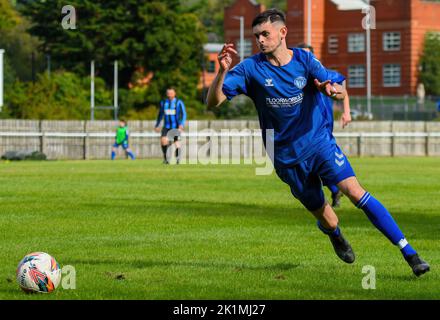 Shorts Vs Ballywalter Rec, sabato 17th settembre 2022, NAFL Division 1C, Aircraft Park Belfast Foto Stock