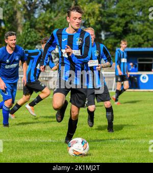 Shorts Vs Ballywalter Rec, sabato 17th settembre 2022, NAFL Division 1C, Aircraft Park Belfast Foto Stock