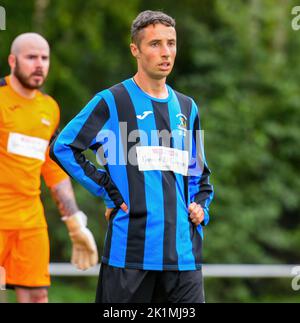 Shorts Vs Ballywalter Rec, sabato 17th settembre 2022, NAFL Division 1C, Aircraft Park Belfast Foto Stock