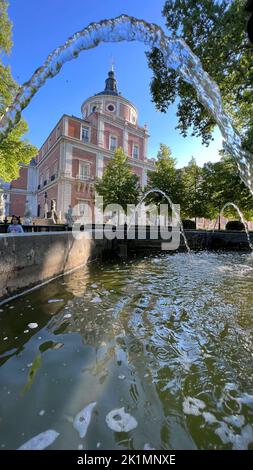 Decorazioni dei giardini di Aranjuez Foto Stock