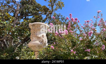 Decorazioni dei giardini di Aranjuez Foto Stock