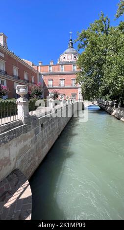 Decorazioni dei giardini di Aranjuez Foto Stock