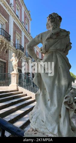 Decorazioni dei giardini di Aranjuez Foto Stock