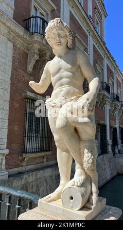 Decorazioni dei giardini di Aranjuez Foto Stock