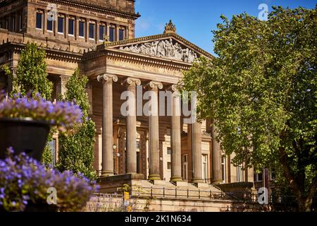 Centro di Preston, museo Harris, galleria d'arte e biblioteca Foto Stock