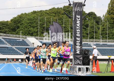 Tokyo, Giappone. 17th Set, 2022. General view Athletics : TWOLAPS CIRCUITO A MEDIA DISTANZA a TOKYO 2022 allo Stadio del Parco Olimpico di Komazawa a Tokyo, Giappone . Credit: AFLO SPORT/Alamy Live News Foto Stock
