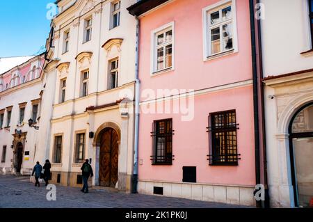 Grande ingresso ad arco a Kraków, Polonia. Foto Stock