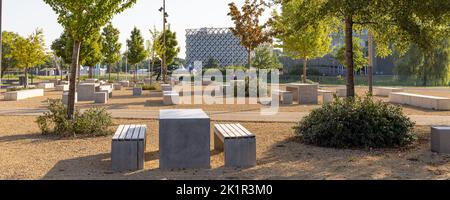 Atlas edificio Campus Wageningen Università e centro di ricerca. Il Comitato esecutivo si trova in questo edificio. Foto Stock